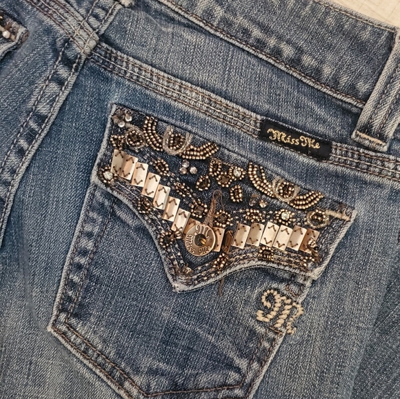 Miss Me Bootcut Jeans size 25 inseam 31 - Picture 5 of 6